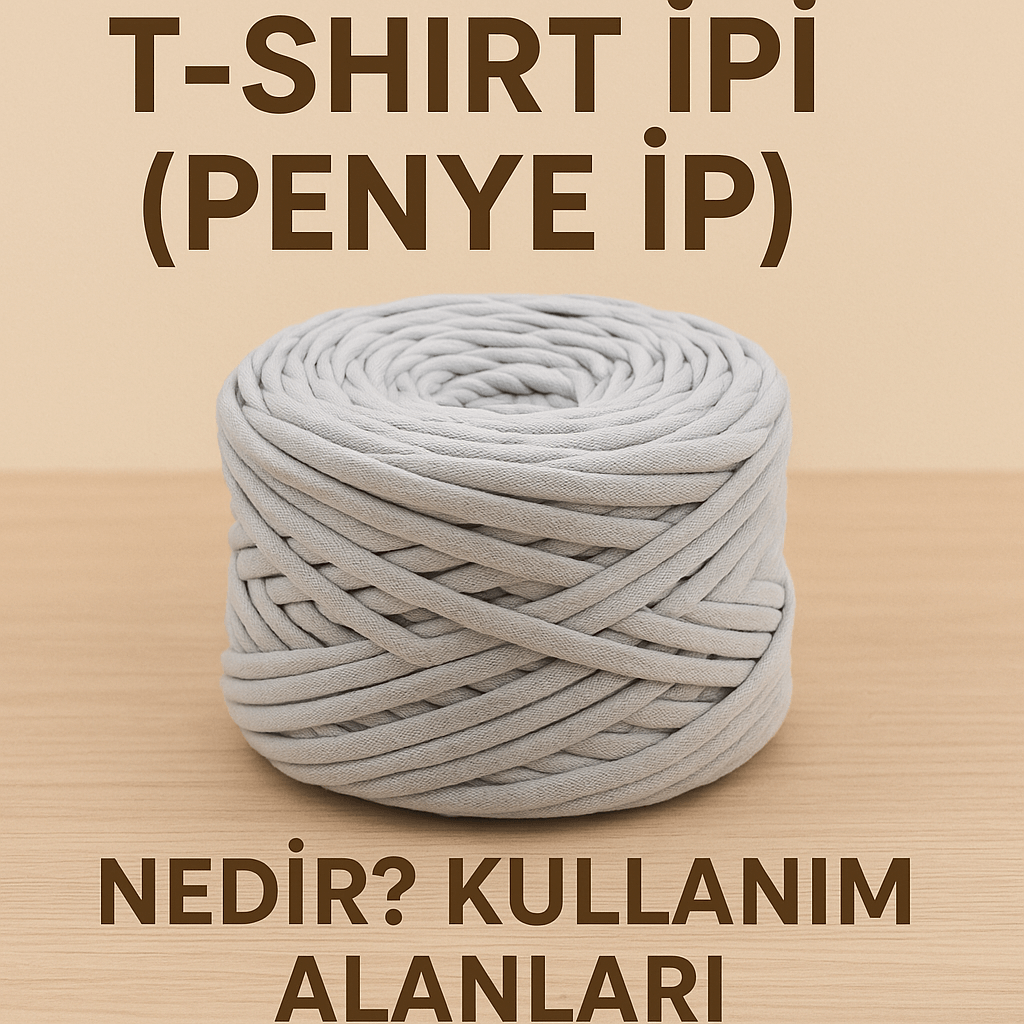 T-Shirt İpi (Penye İp) Nedir? Kullanım Alanları ve El İşindeki Yeri - Dream Yarn